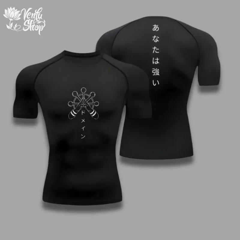 Chemise de compression | Anime, Jujutsu Kaisen, vêtements de gymnastique, gym, compresses, chemise