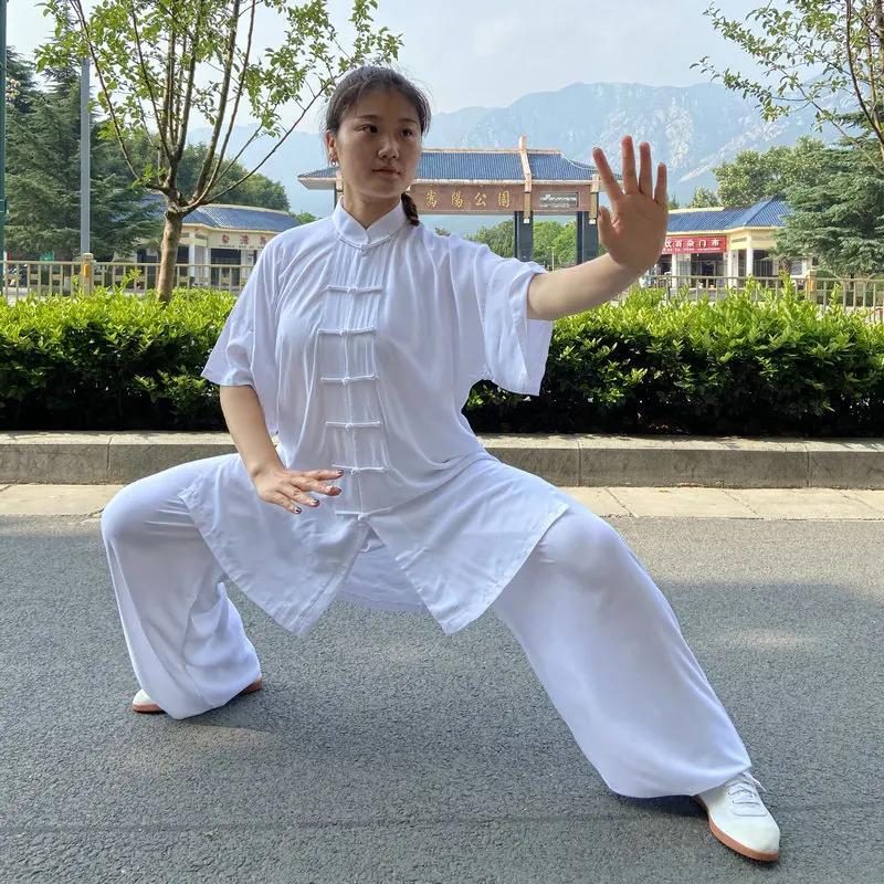 USHINE-Uniforme de chapelle Tai professionnel en coton, vêtements Wu Shu Kung Fu de haute qualité, a