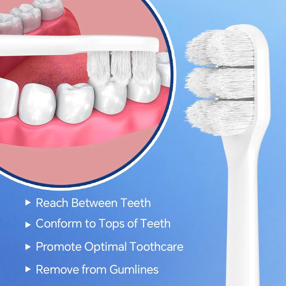 Têtes de brosse à dents de rechange ultra douces, compatibles avec la brosse à dents électrique Phil