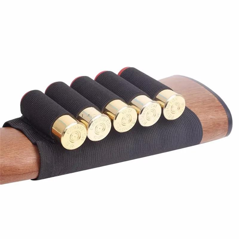 Boucle de crochet de chasse tactique, 6 cartouches, support de coque, bande de carte d'insertion de