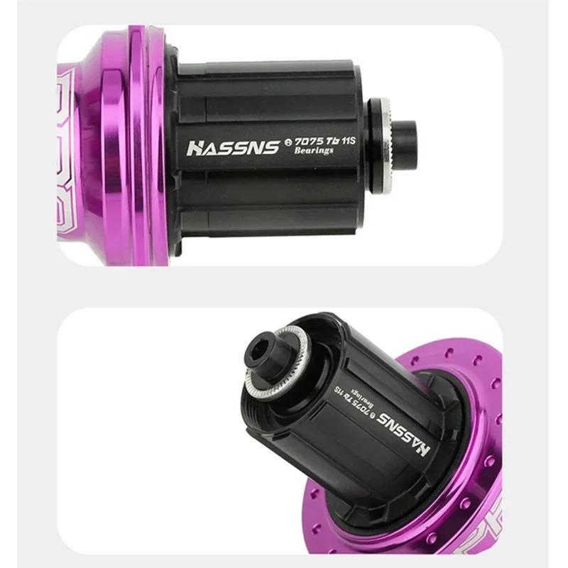 HASSNS PRO7 moyeu vtt 32 36 trous portant vélo moyeu libre moyeu arrière dégagement rapide 32H 36H q