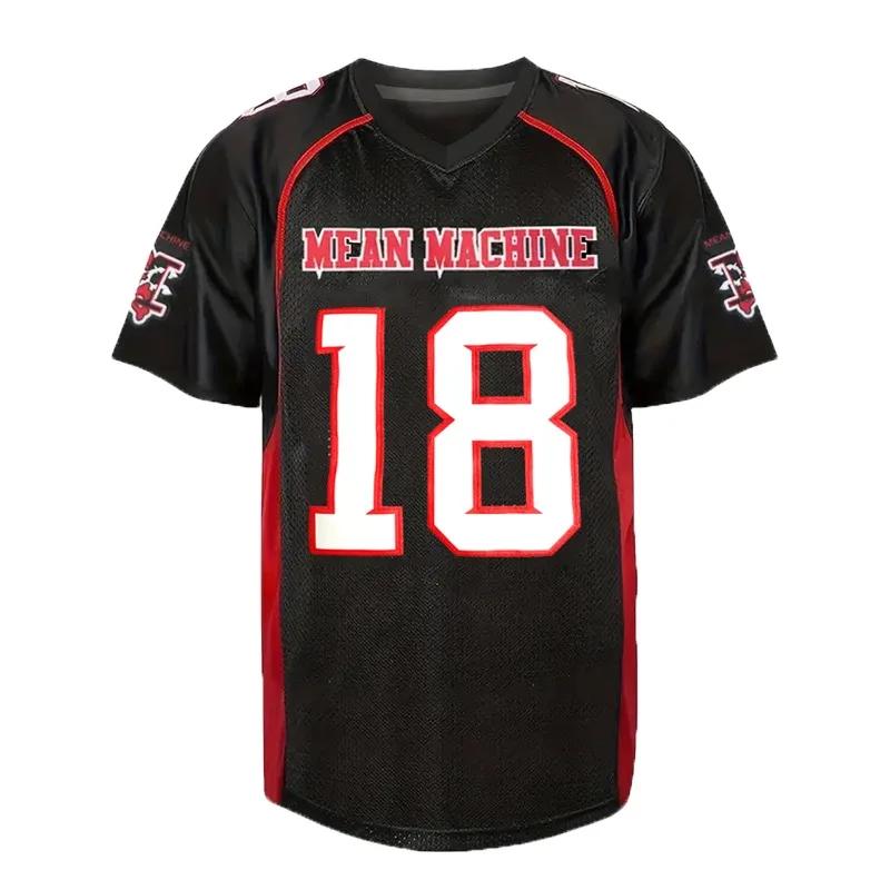 Hommes # 13 # 23 # X # 18 maillot de Football américain brodé chemise personnalisée respirante MEAN