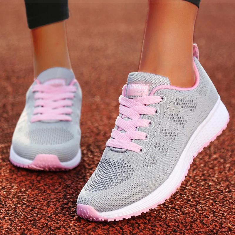 Femmes chaussures plates mode chaussures légères femmes à lacets infirmière chaussures bout rond bas