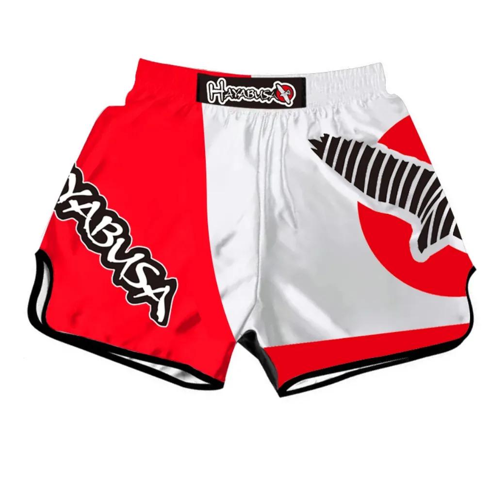 Short d'entraînement de boxe respirant combat boxe combat Sanda salle d'arts martiaux Muay MMA Thai