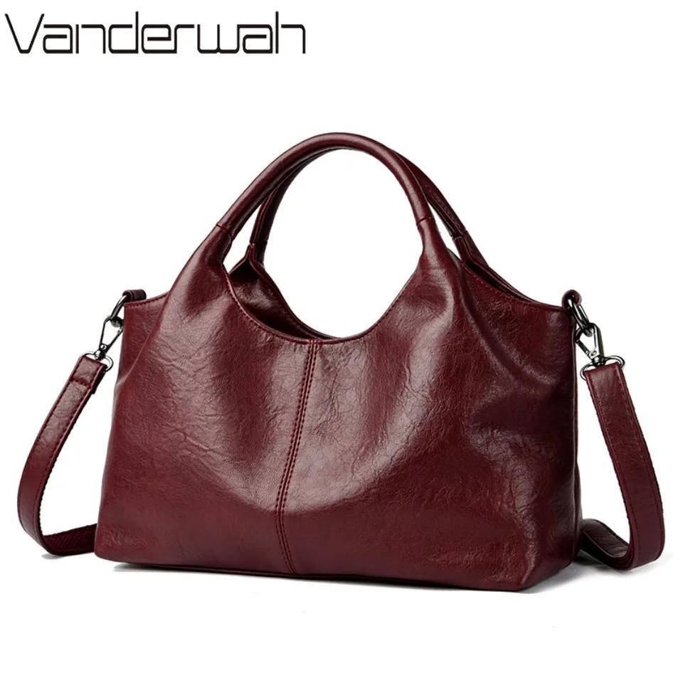 Sac à bandoulière et sac messager pour femme d'âge mûr 2026, petit sac fourre-tout en cuir PU souple
