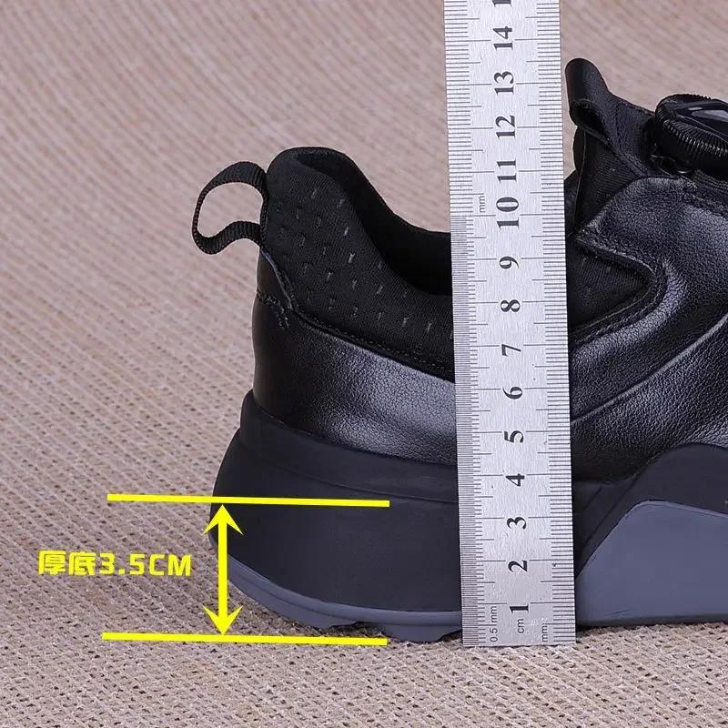 Chaussures d'entraînement de golf en cuir noir pour hommes, chaussures de sport et de loisirs, laçag