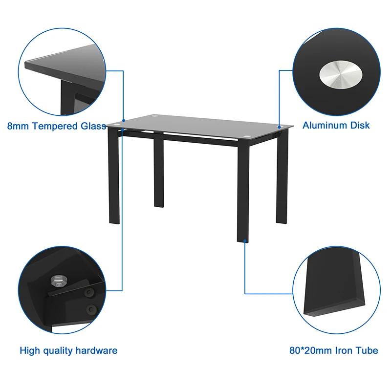 Table à Manger Multifonction, Sécurité et Facile à Nettoyer, pour Salle à Manger et Salon