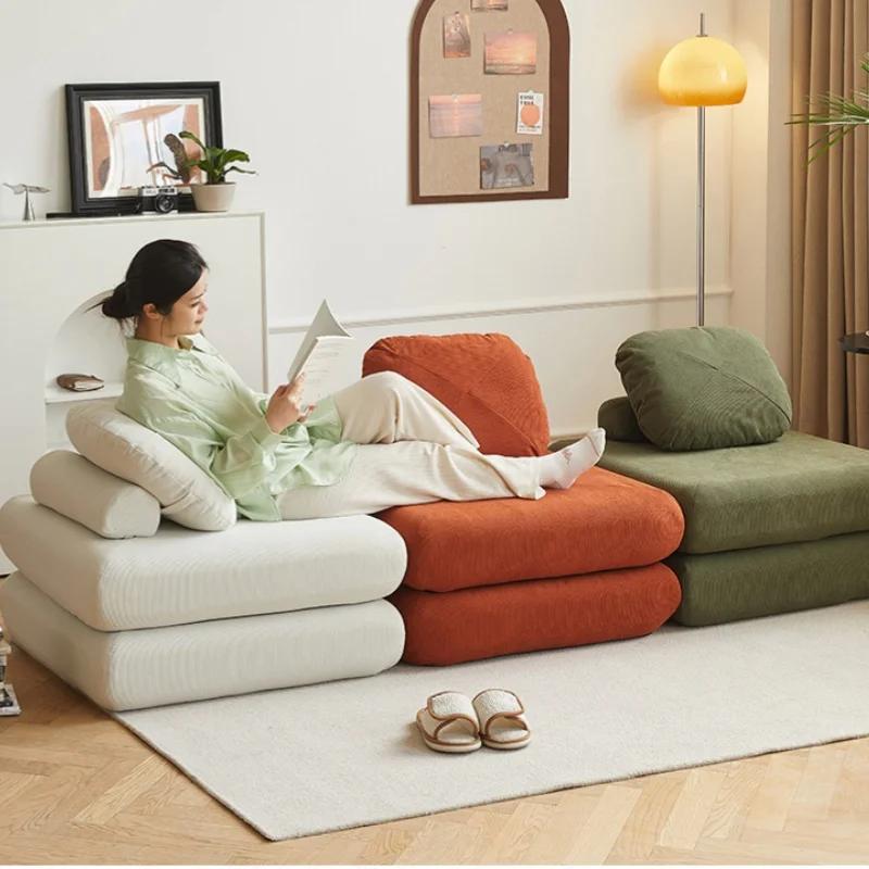 Canapé paresseux pour une personne, détachable et lavable, meubles de maison, salon, canapé-lit, dou