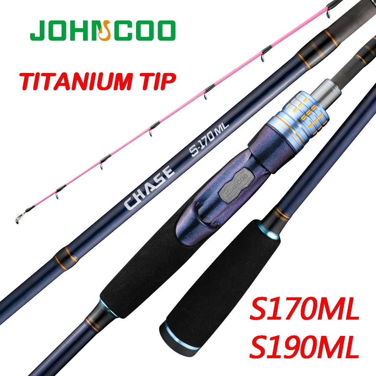 1.7m 1.9m ML canne à pêche bateau avec pointe en titane canne à pêche rotative pour seiche canne à p