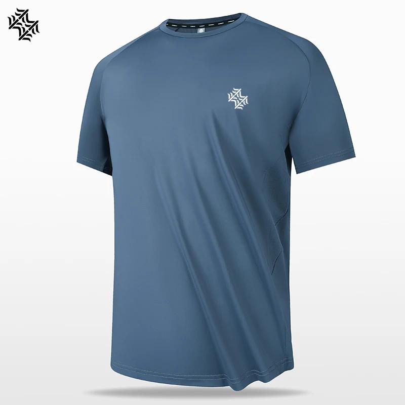 SBWL-T-shirt de sport à séchage rapide pour hommes, chemise de protection respirante, randonnée en p