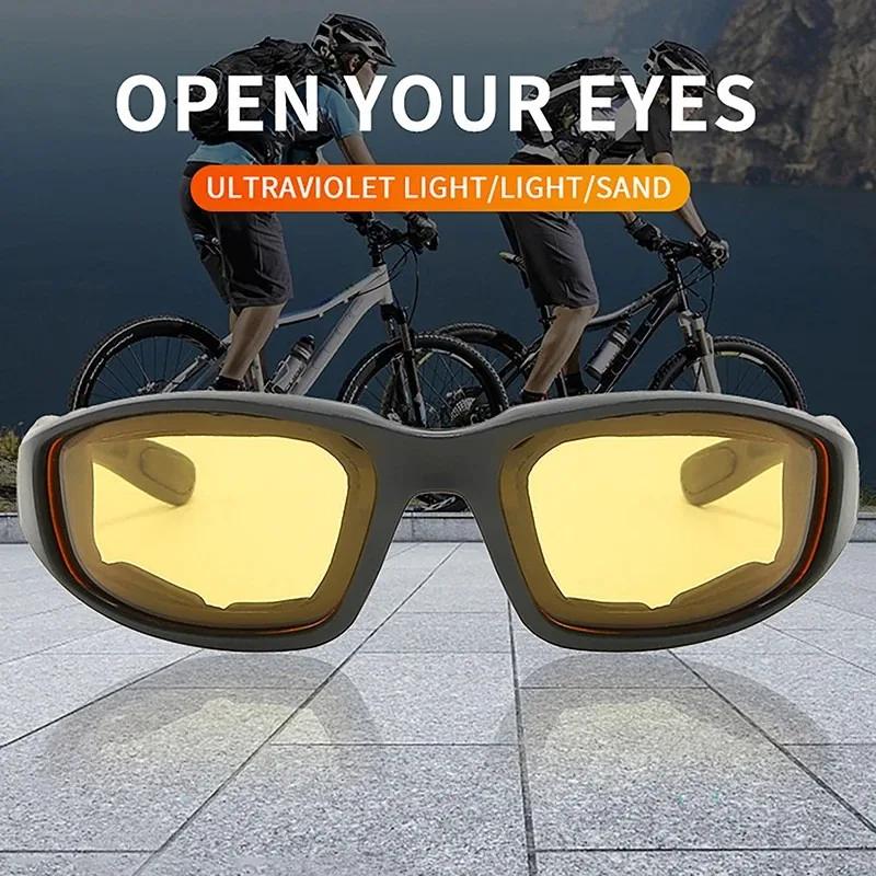 Lunettes de cyclisme en plein air, protection des yeux, lunettes de ski, lunettes de soleil tactique