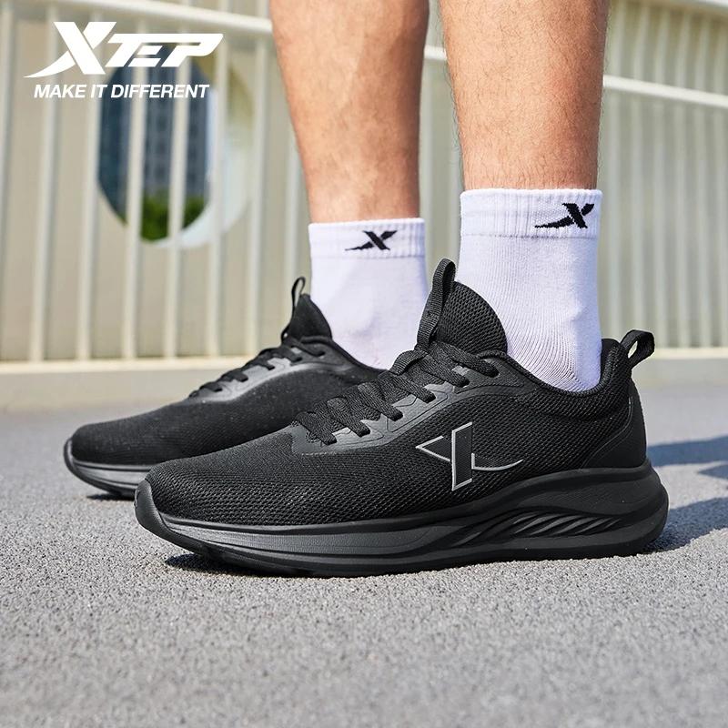 Xtep chaussures de course pour hommes 2025 été respirant maille chaussures à semelles souples absorb