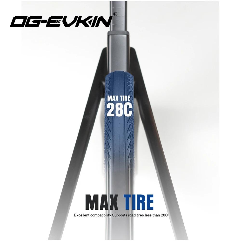 Cadre de route en carbone AERO noir OG-EVKIN Routage interne du câble Jante de vélo V-Brake BB86 700