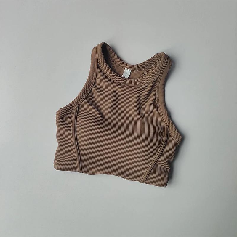 Débardeur yoga dos nageur femme - Combinaison fitness séchage rapide sans manches extérieur