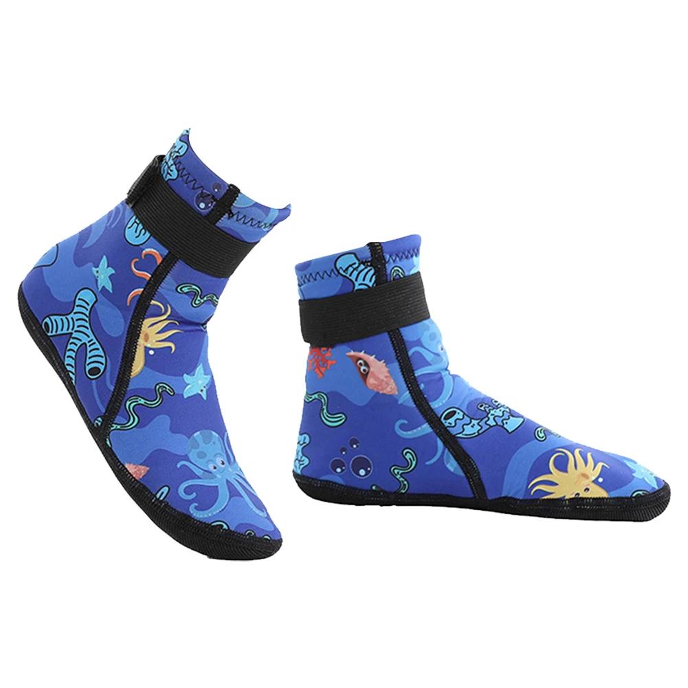 Chaussettes de plage réglables en néoprène pour enfants, chaussettes d'eau, chaussettes de sable, ch