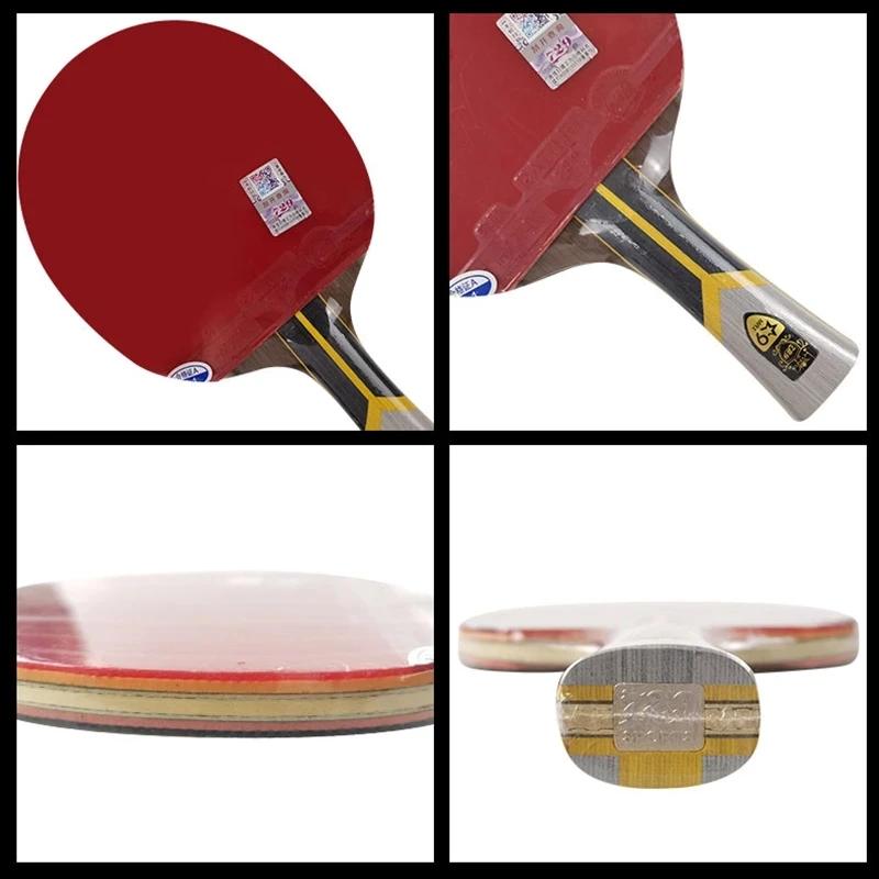 Amitié 729 King 9 étoiles 8 étoiles raquette de Tennis de Table palette de Ping-Pong en carbone haut