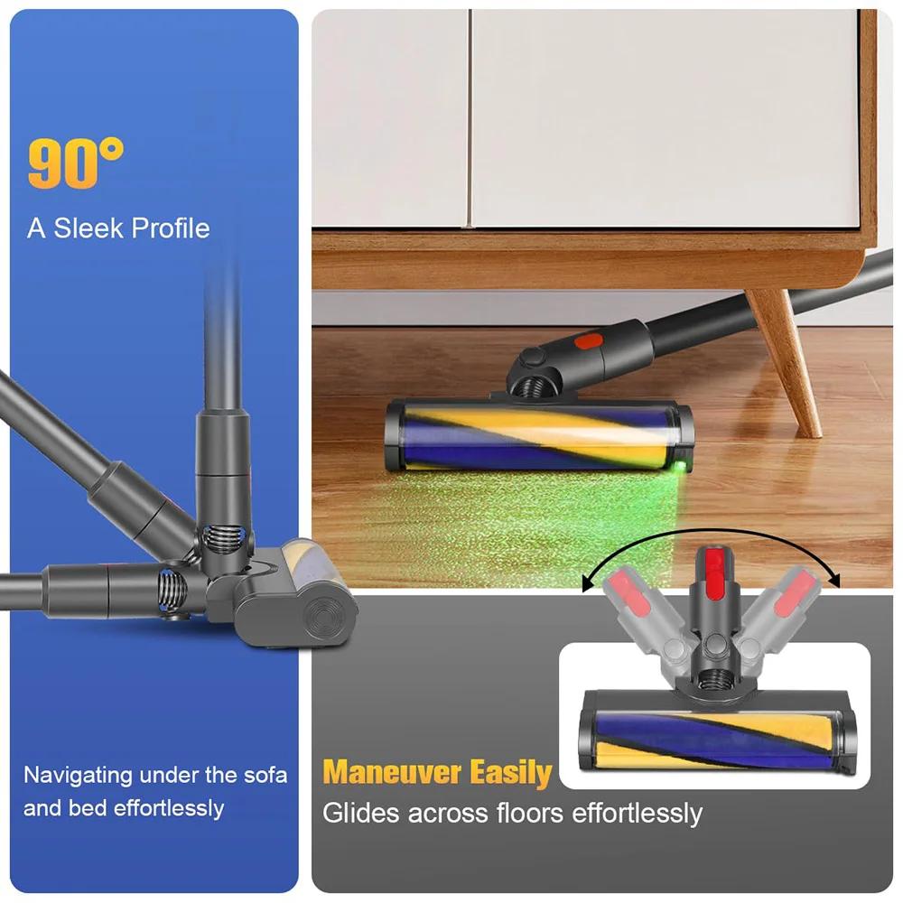 Brosse laser pour Dyson V8, V15, V10, V11, V7, remplacement de la tête de brosse à rouleau, pièces d