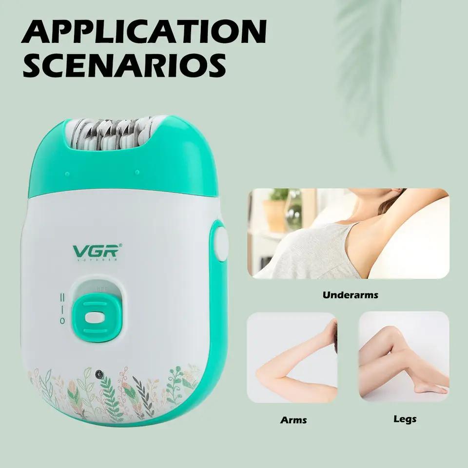 Original VGR Rechargeable femmes épilateur électrique femme épilateur pour visage Machine d'épilatio