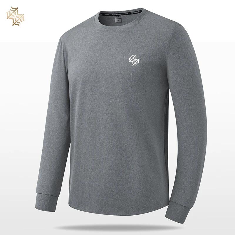 SBWL-T-shirt à manches longues pour hommes et femmes, T-shirt ample respirant, Course à pied en plei
