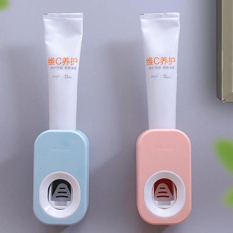 Distributeur automatique de dentifrice, presse-dentifrice, anti-poussière, support mural pour brosse