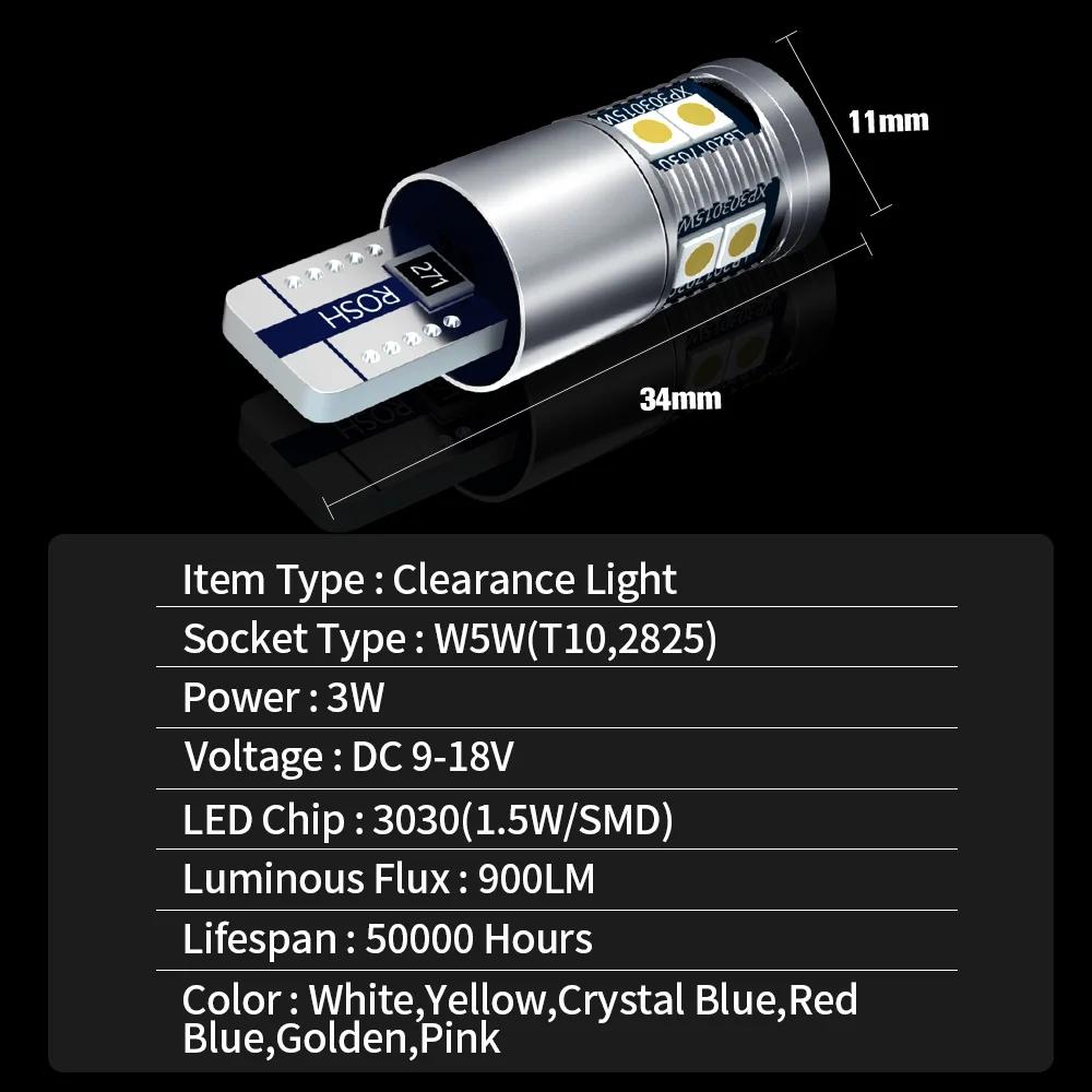 Accessoires d'ampoule de dégagement de feu de stationnement LED pour Honda FR-V FR V FRV 2004 2005 2