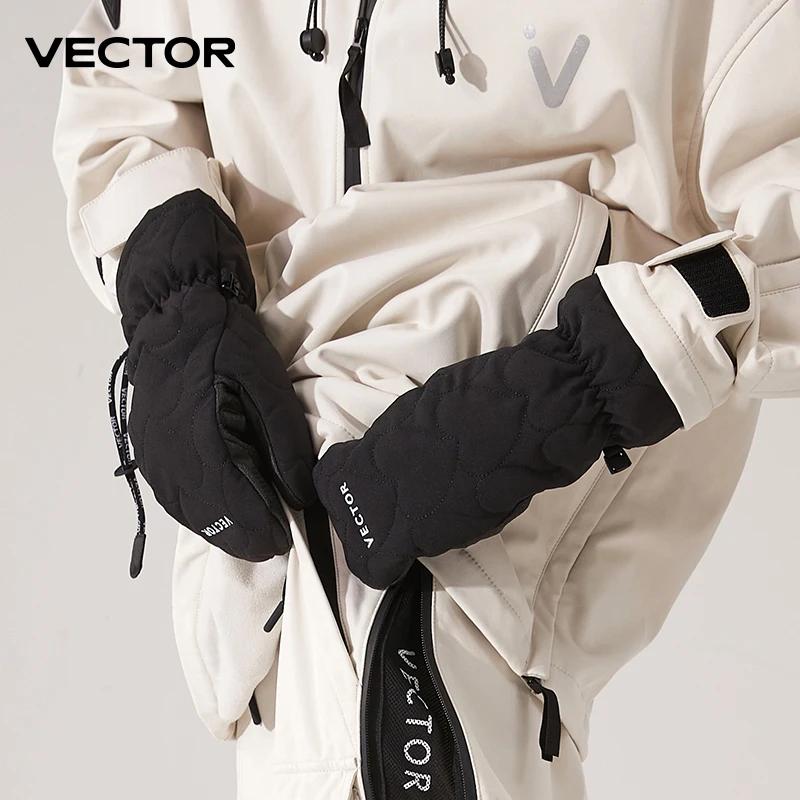 Gants de Ski VECTOR Winter pour hommes et femmes, antidérapants et coupe-vent, pour Snowboard, écran