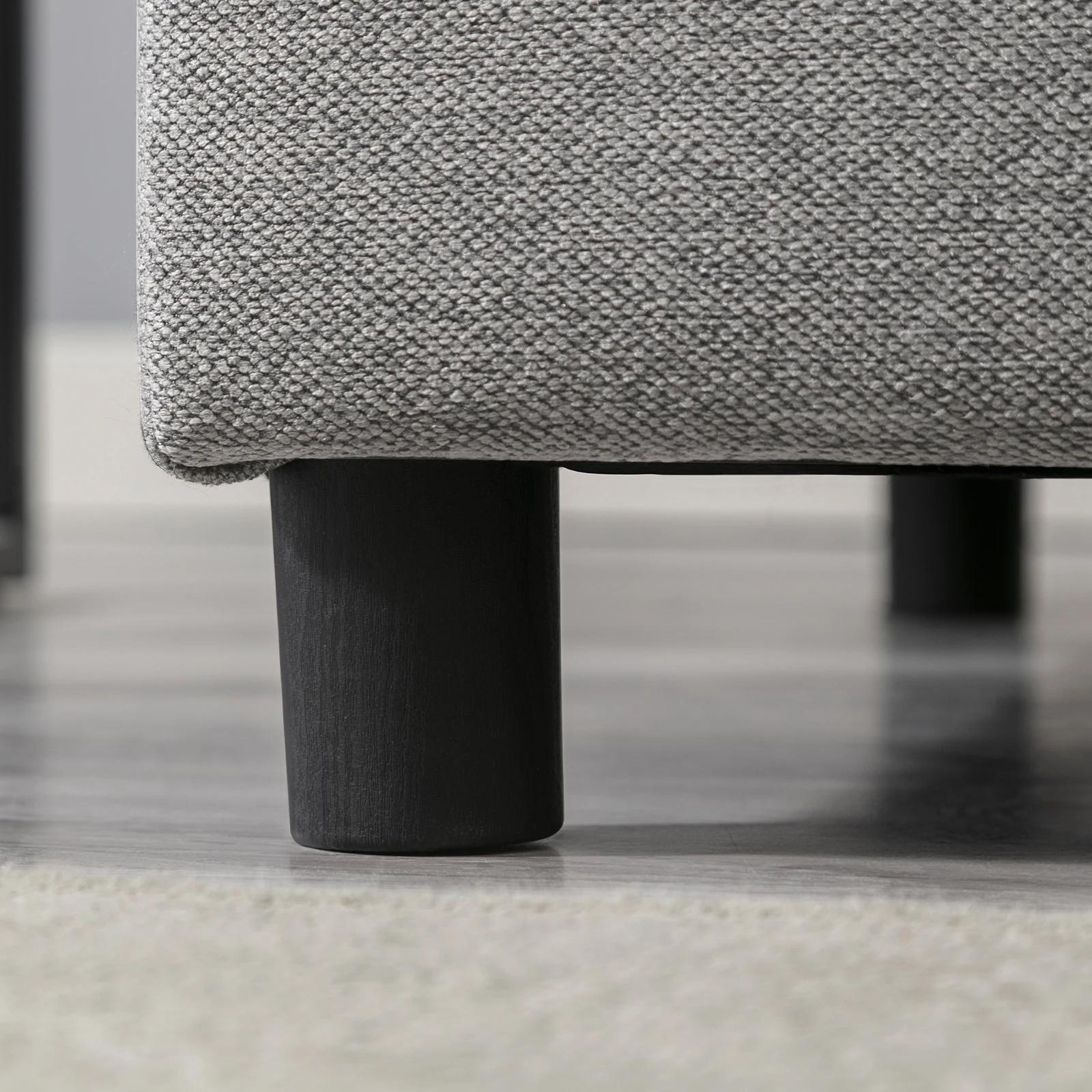 HORGgland-Canapé 3 places en tissu lin, confortable, moderne, pour salon