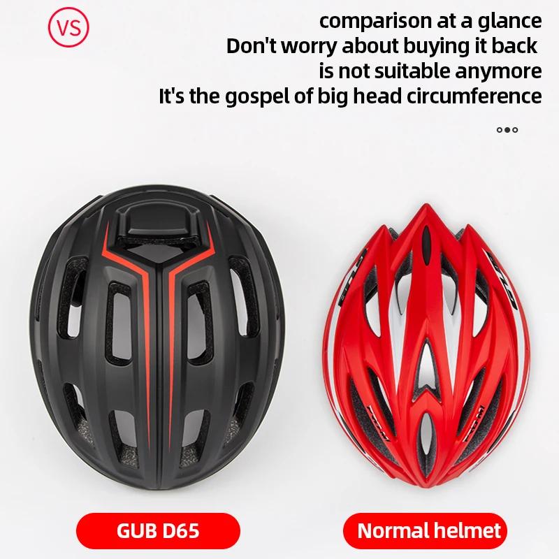GUB XXL 61-65 cm casque pour hommes cyclisme vtt moulage intégré casque de Scooter électrique 265g u