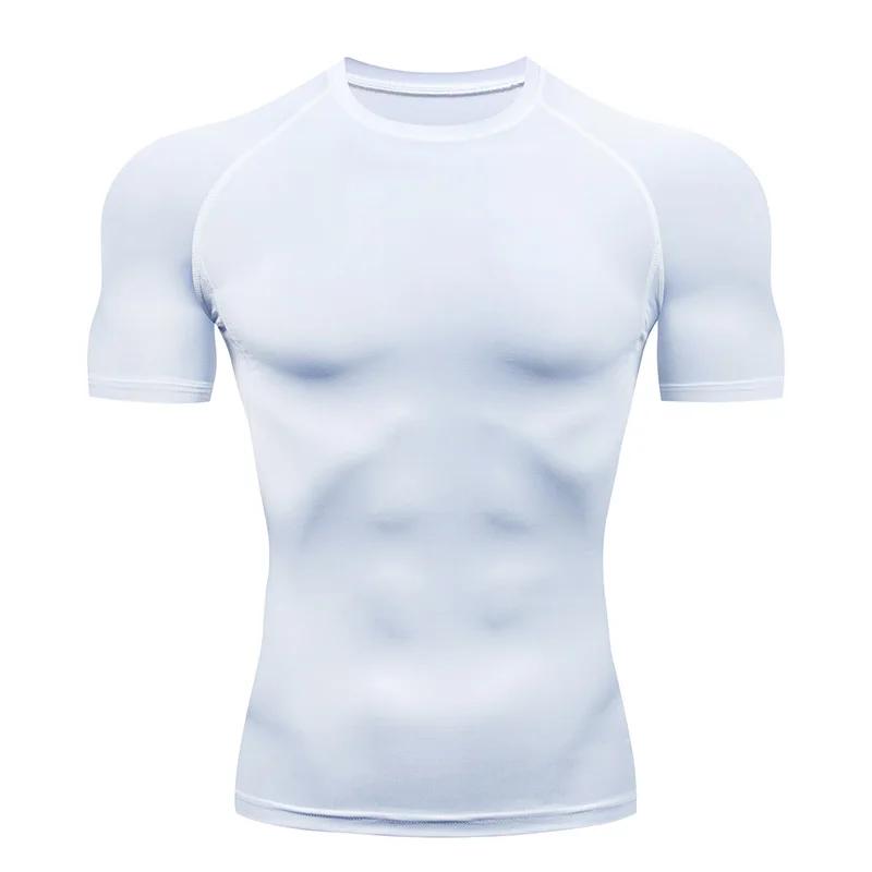 Chemises de Compression pour hommes, maillot de football à séchage rapide, vêtements de Sport serrés