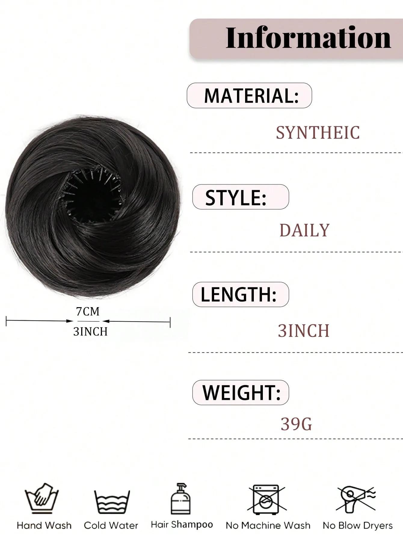 Perruque queue de cheval synthétique réglable pour femmes, chignon magique en forme de nid d'oiseau