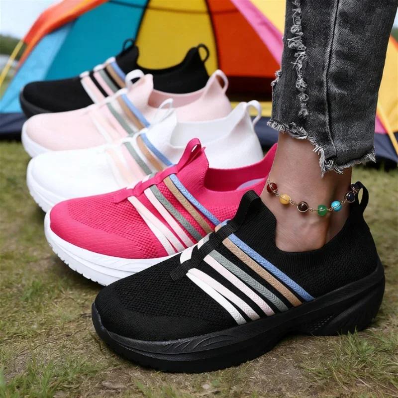 Nouvelles chaussures larges pour femmes, confortables, douces, minimalistes, baskets de marche, Tenn