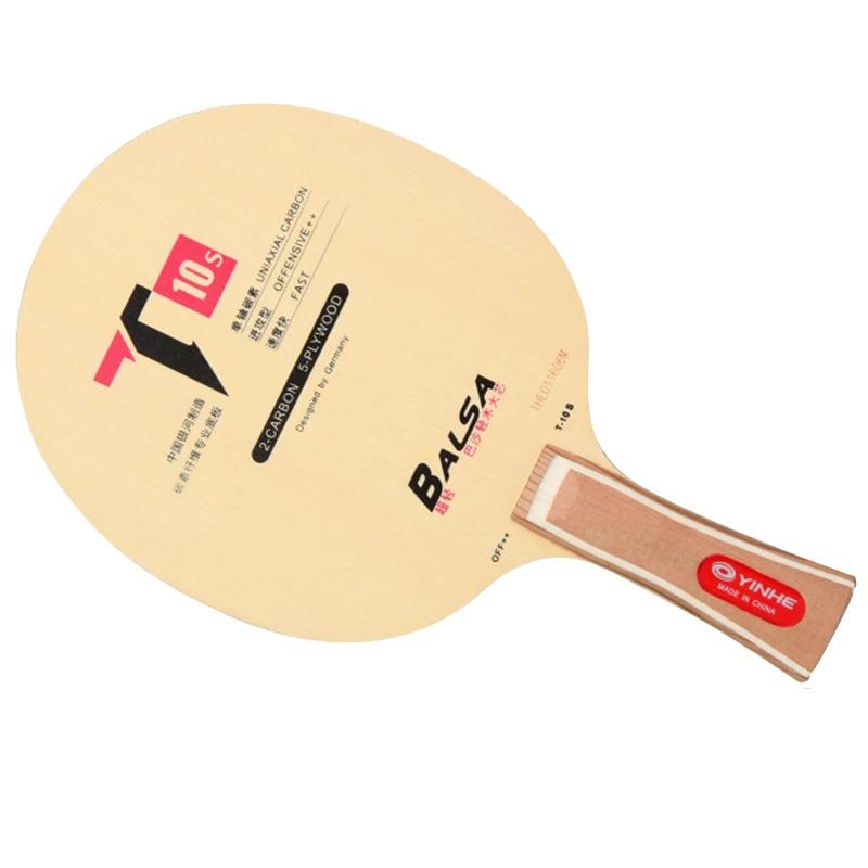 Original Yinhe T-10S T10S lame de tennis de table très léger attaque rapide avec boucle raquettes de