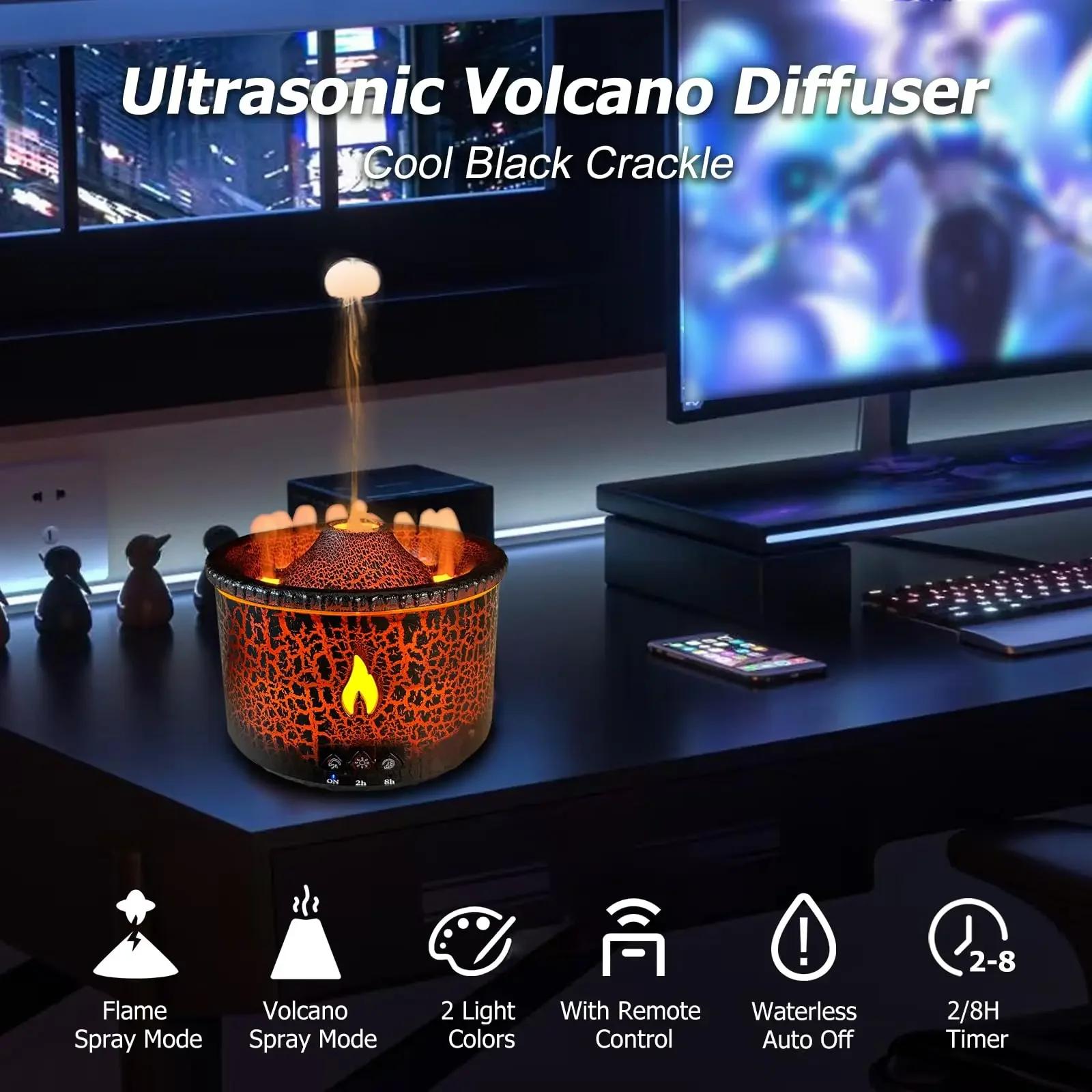 Humidificateurs d'air à flamme constants ique, diffuseur d'arômes, humidificateurs de château essent