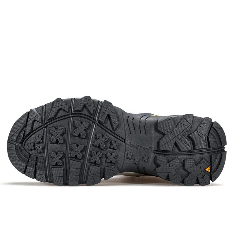 HUMTTO-Bottes de randonnée en cuir non ald pour femmes, chaussures de sport, baskets de sécurité en