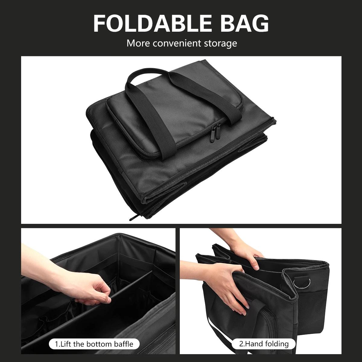 Sac de rangement grande capacité pour outils et ciseaux, trousse de maquillage pour salon de coiffur