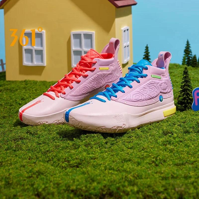 Chaussures de basket 361 degrés Joker 1 pour hommes - Respirantes, amortissantes, antidérapantes et résistantes