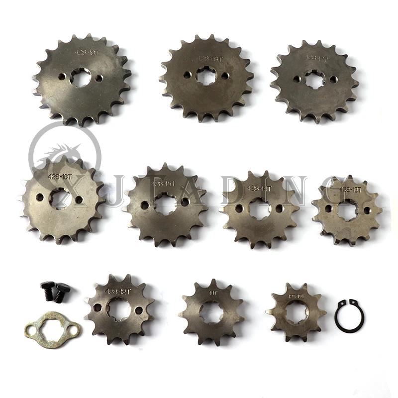 Moteur avant 428 # Pignon 17mm 20mm 10T-19T pour KAYO BSE SSR SDG Dirt Pit Bike ATV Quad Go Kart c