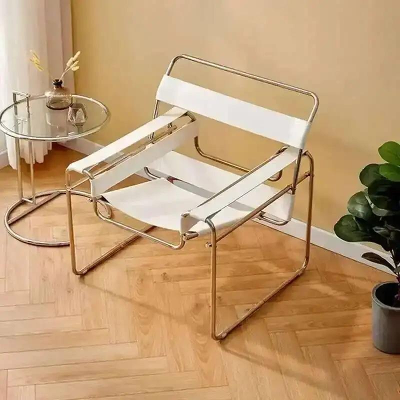 Vassili – chaise de loisirs nordique Simple, chaise Simple, Photo médiévale, réseau de Style industr