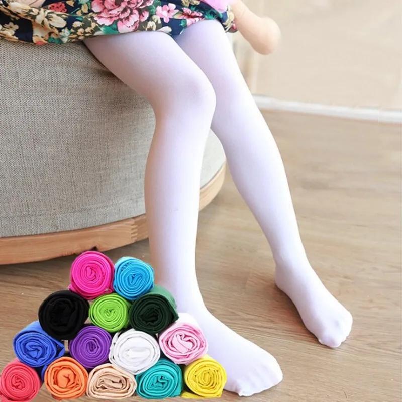 Printemps automne couleur bonbon enfant collants Ballet danse collants pour princesse filles étudian