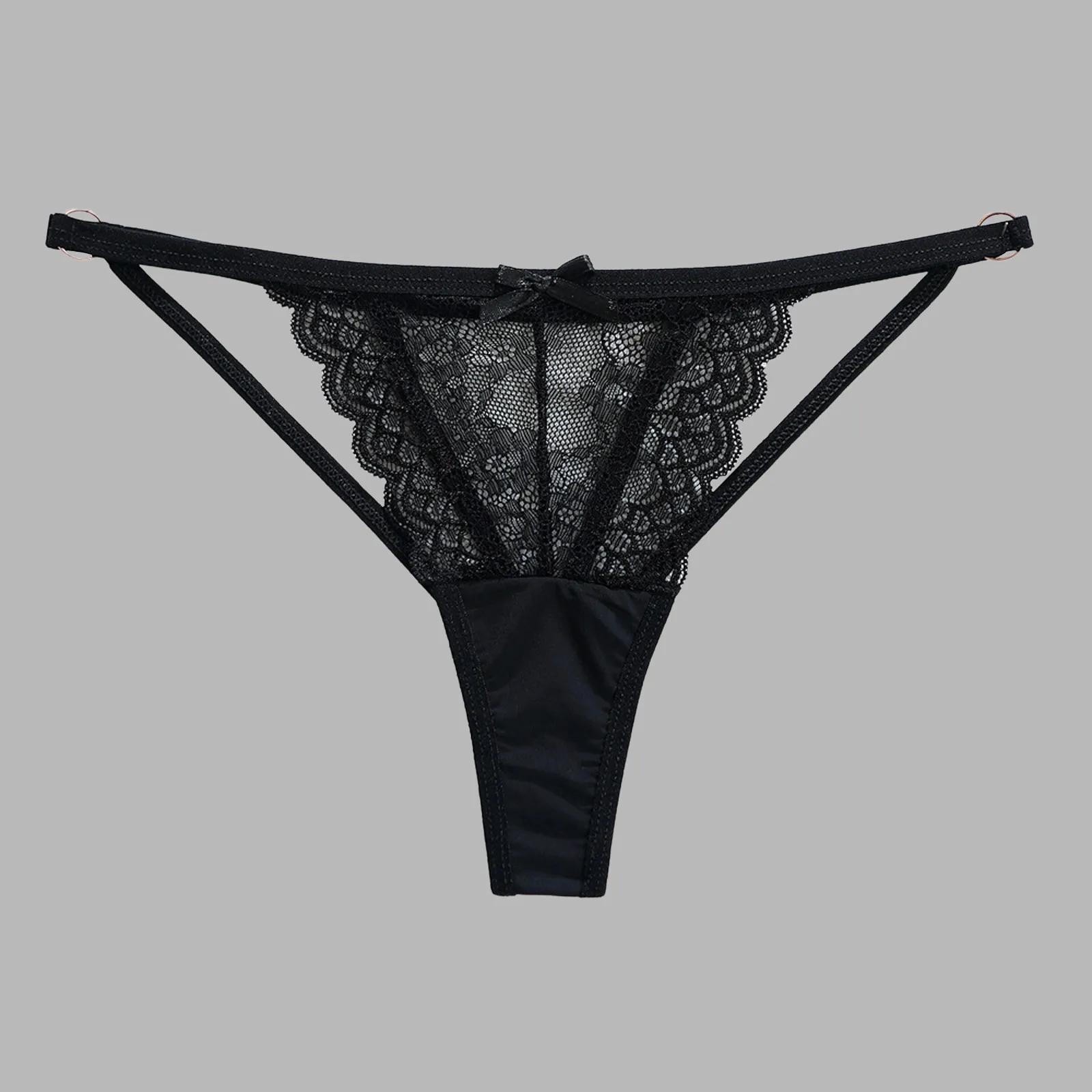 Slip femme sous-vêtements en dentelle pour femmes Sexy Hipster culotte respirant Bikinis tongs athlé