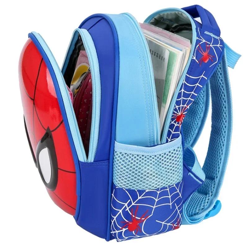Sacs à dos Spiderman Kawaii, sacs d'école pour étudiants, super-héros, dessin animé 3D stéréo, sac à