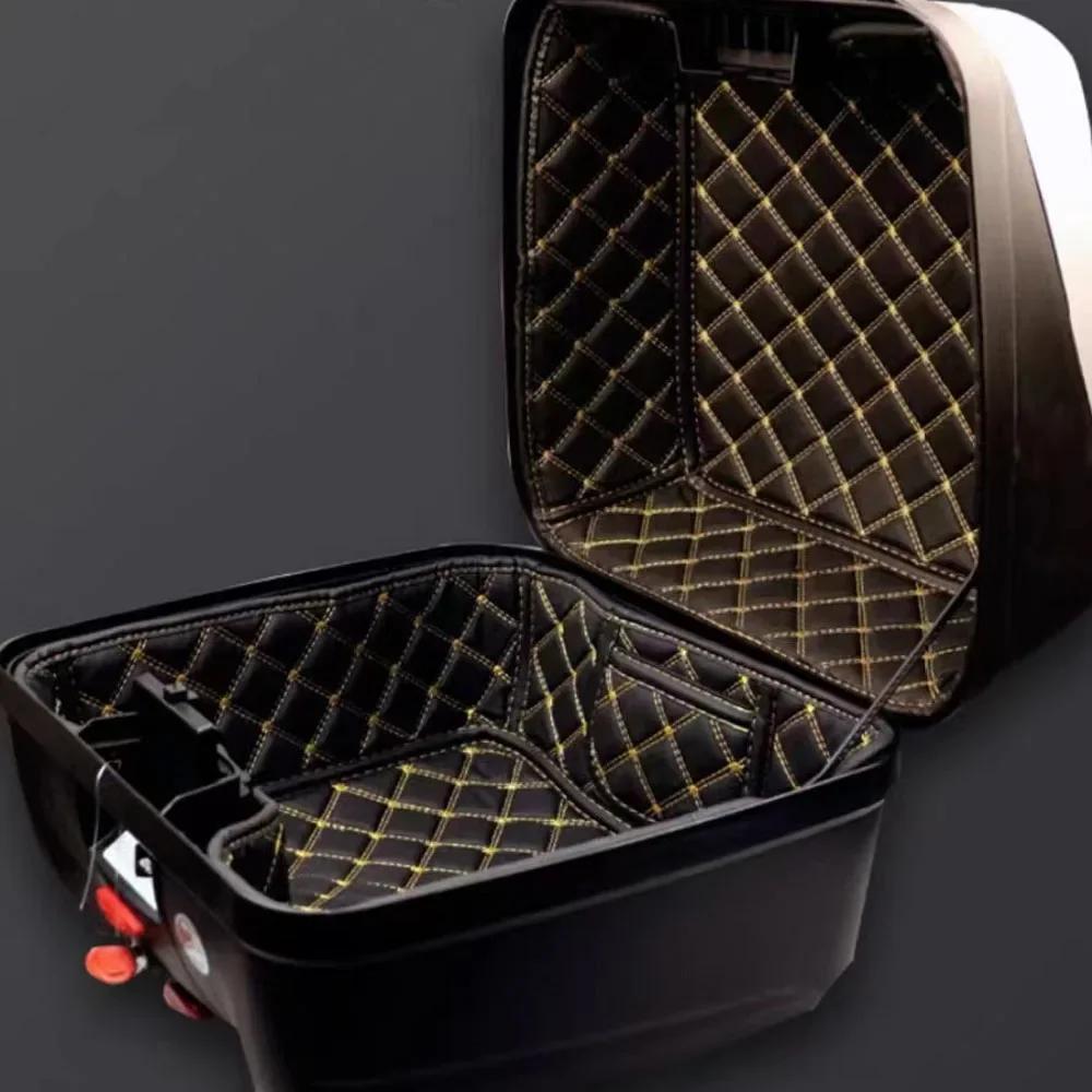 Étui de coffre arrière pour moto V47, doublure de boîte à bagages, étui de siège arrière intérieur,