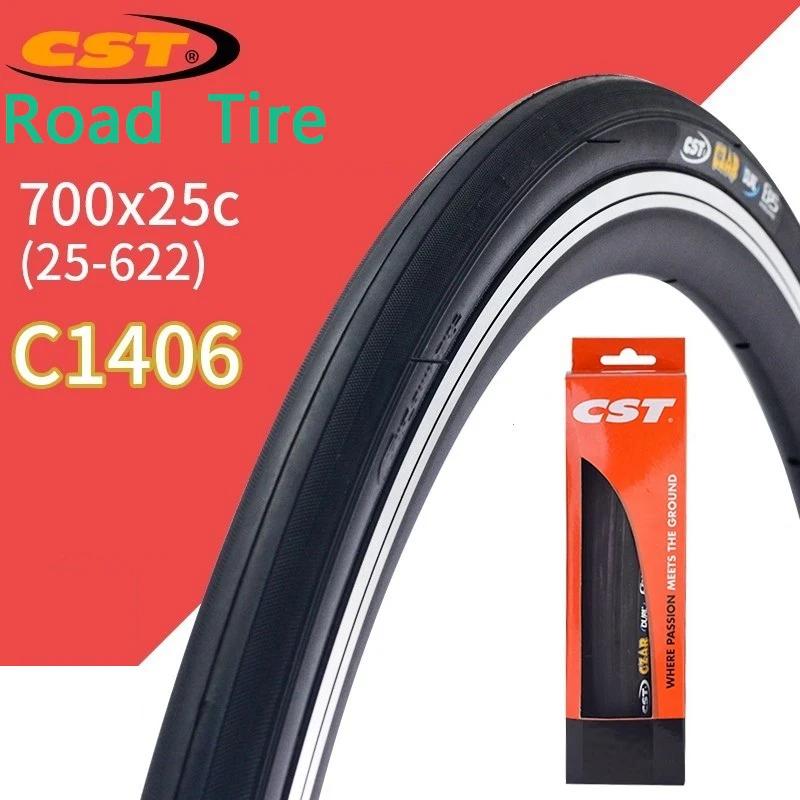 Pneu de route CST C1406, pneu métallique 700X23C 700X25C 700X28C, pneu pliant 700x25c adapté aux rou