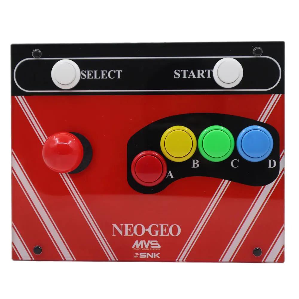 Contrôleur de Joystick d'arcade à 6 boutons, 15 broches, panneau d'art pour SNK Neo Geo AES MVS CD,