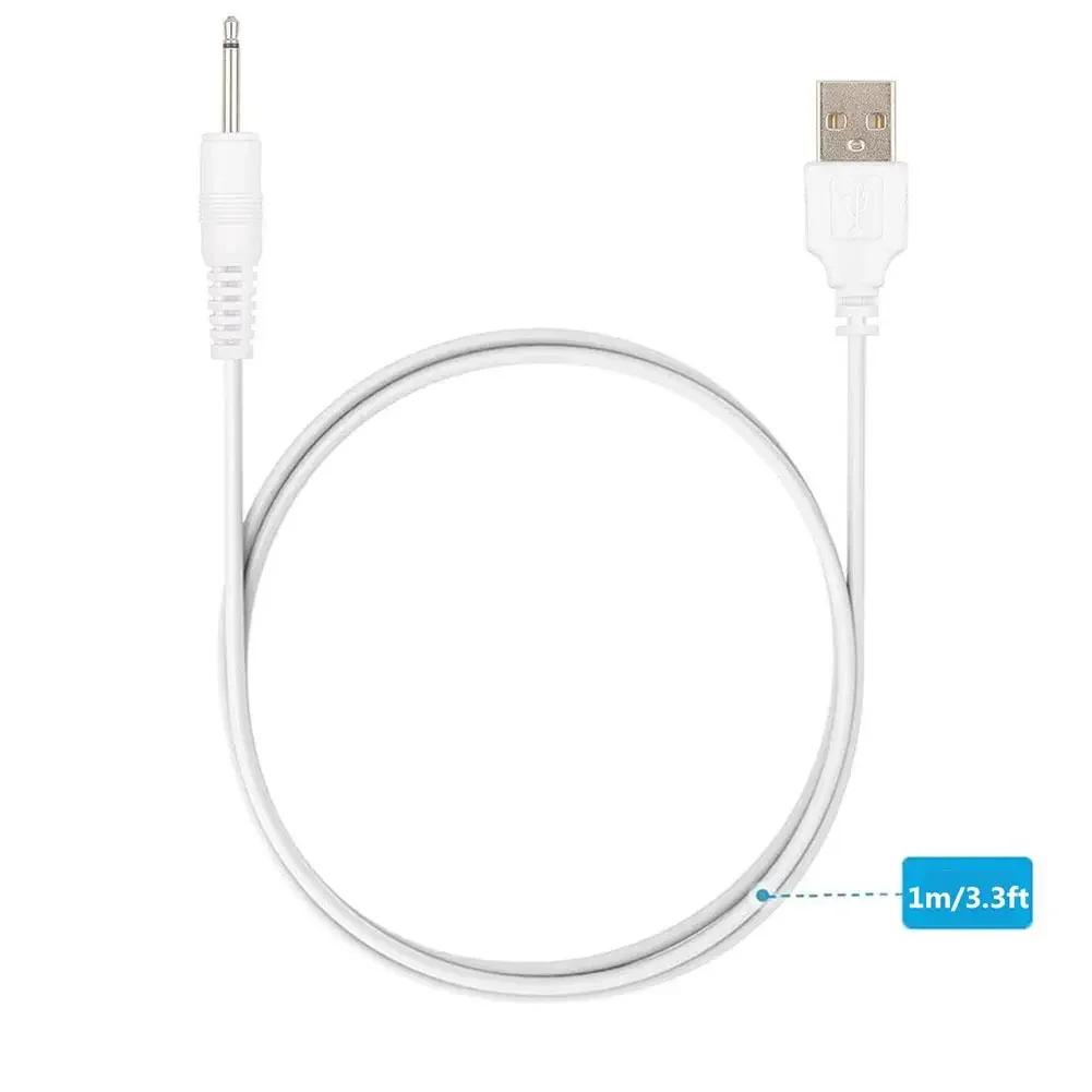 Câble chargeur USB DC 2.5 pour vibromasseur, aste, pour jouets adultes, accessoires de massage, alim