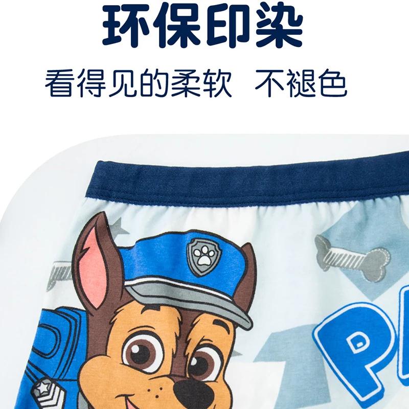 Paw Patrol – caleçons originaux pour enfants, culottes en coton pour garçons, sous-vêtements antibac