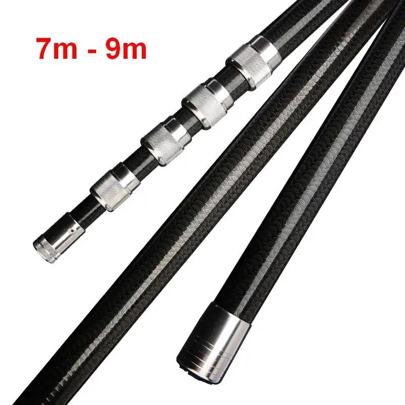 ZZ241 ZZ290A canne de manipulation de filet de pêche uniquement en fibre de carbone 7m 8m 9m 10m can