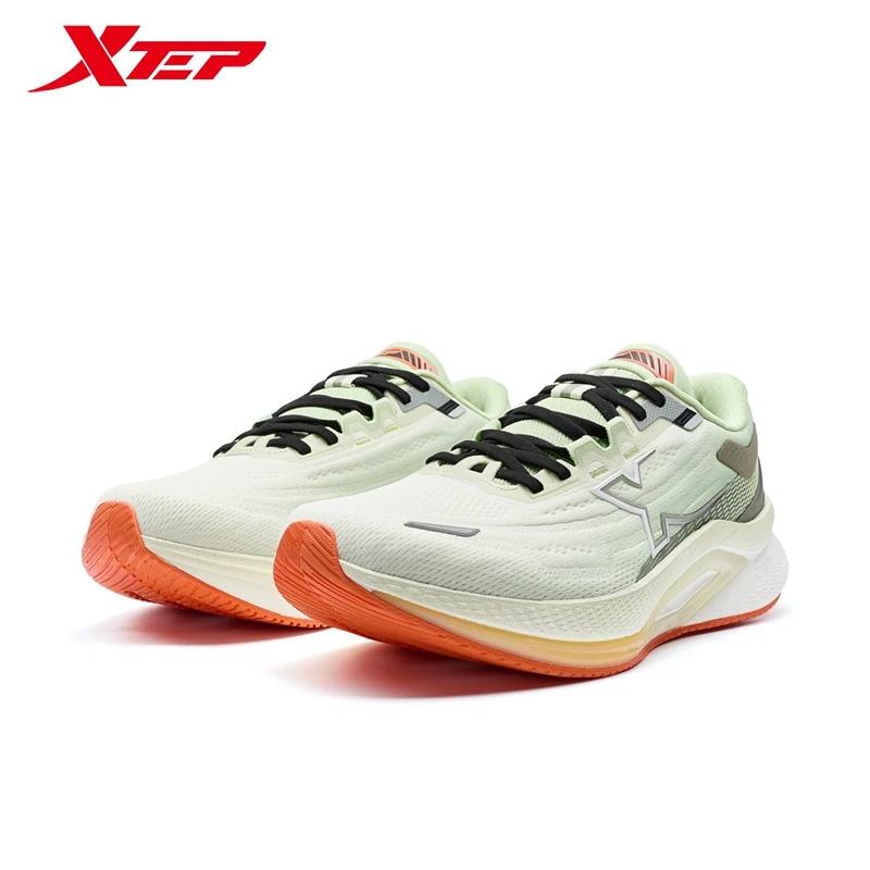 Xtep Tancheng-Chaussures de course professionnelles pour hommes, baskets en maille respirante, absor