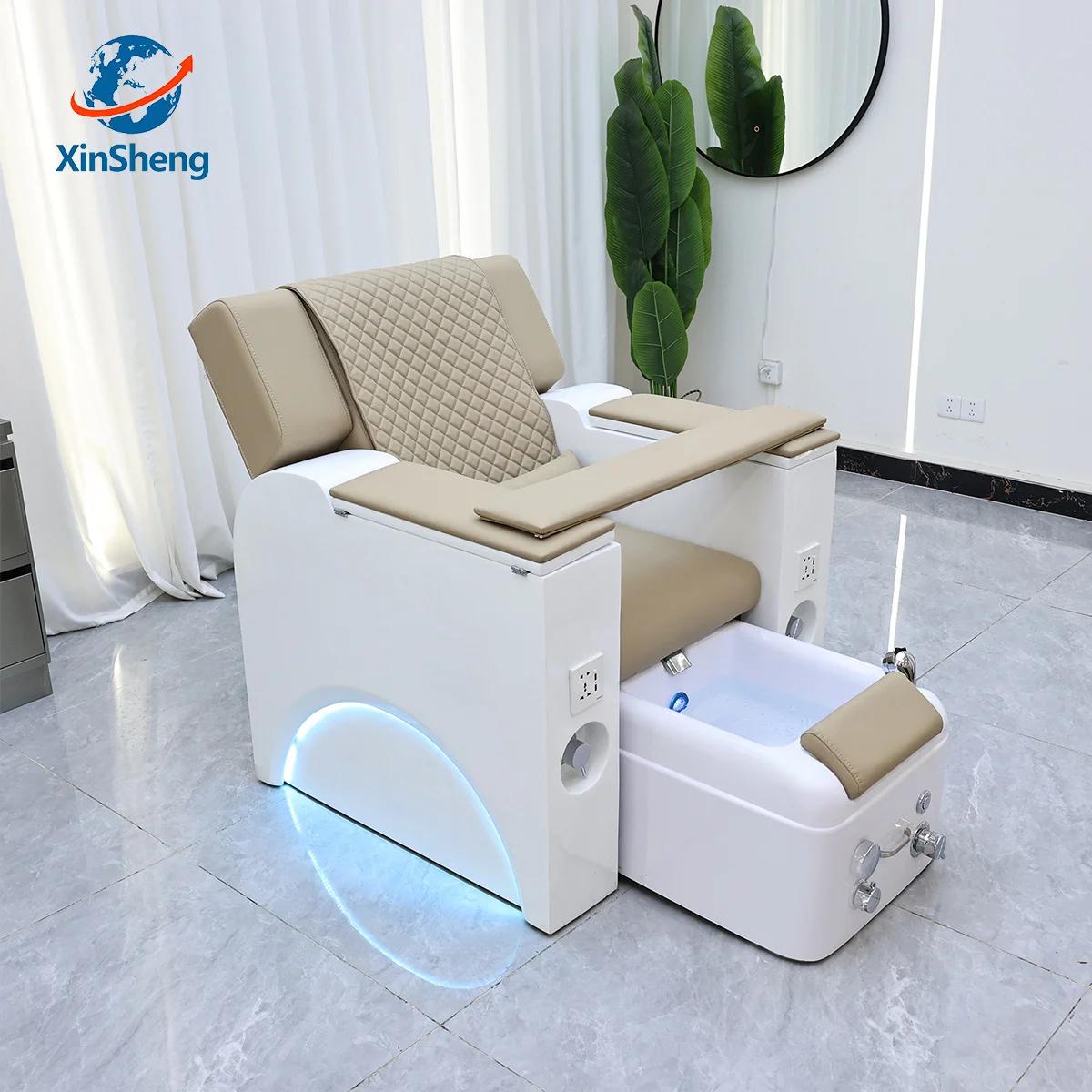 XinSheg 2025 chaise de Spa de pédicure électrique canapé de Salon de manucure avec Massage de dos au