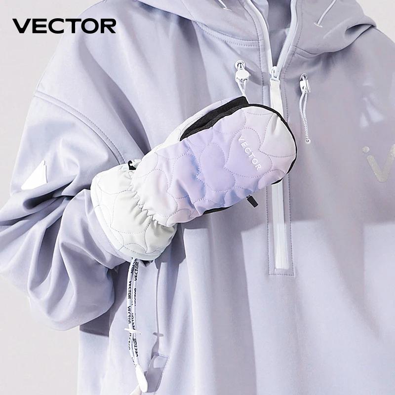 Gants de Ski VECTOR Winter pour hommes et femmes, antidérapants et coupe-vent, pour Snowboard, écran